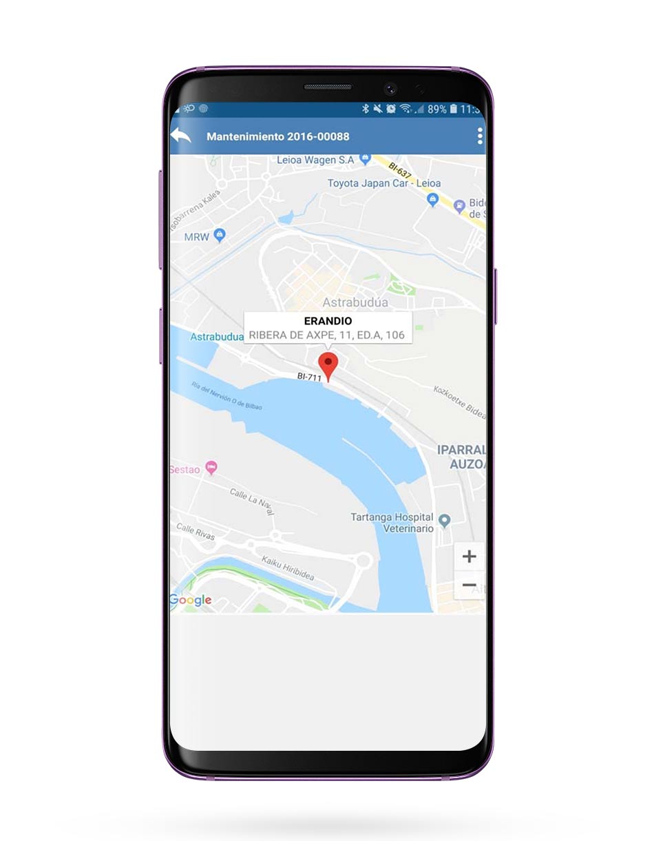 Imputar Manos de Obra desde la movilidad Función Find & Go